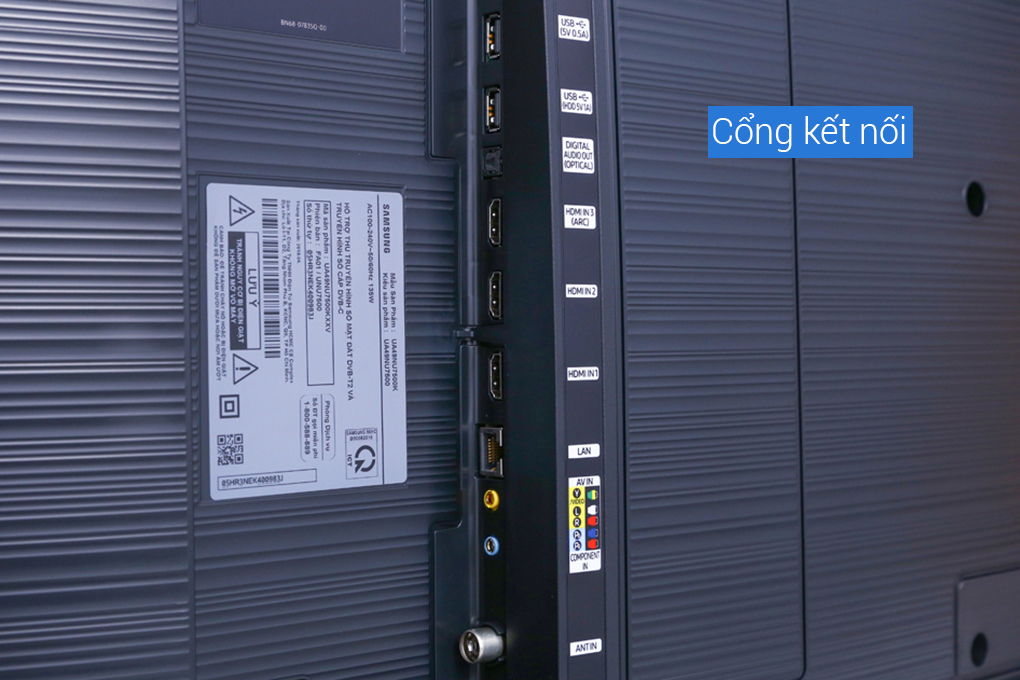 Smart Tivi Cong Samsung 4K 49 inch UA49NU7500 Màu Đen