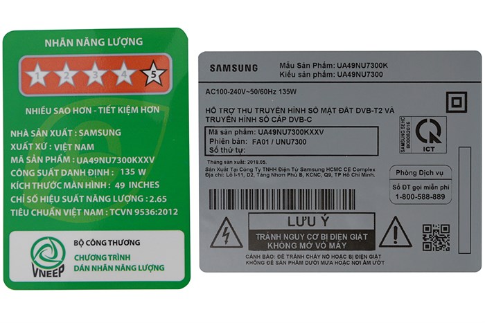 Smart Tivi Cong Samsung 4K 49 inch UA49NU7300 Màu Đen