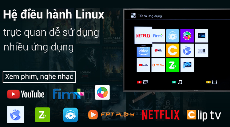 Smart Tivi Sony 4K 43 inch KD-43X7000F