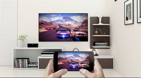Chiếu màn hình lên điện thoại với tính năng Screen Mirroring trên Smart Tivi Sony 4K 43 inch KD-43X7000F