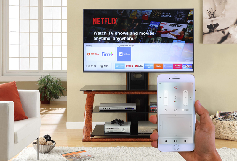 Điều khiển tivi bằng điện thoại thông qua ứng dụng Samsung Smart View Điều khiển tivi bằng điện thoại thông qua ứng dụng Samsung Smart View
