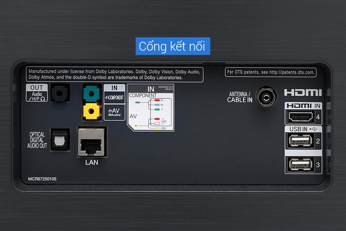 Smart Tivi OLED LG 4K 55 inch 55C8PTA Màu Xám