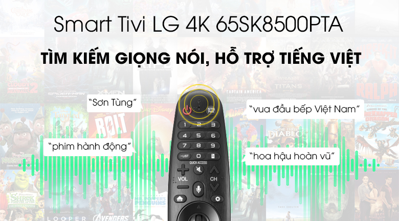 Smart Tivi NanoCell LG 4K 65 inch 65SK8500PTA