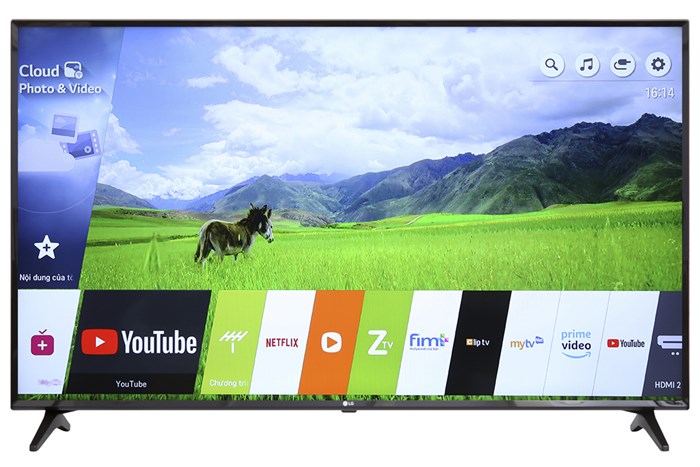 Smart Tivi LG 4K 55 inch 55UK6100PTA Màu Đen