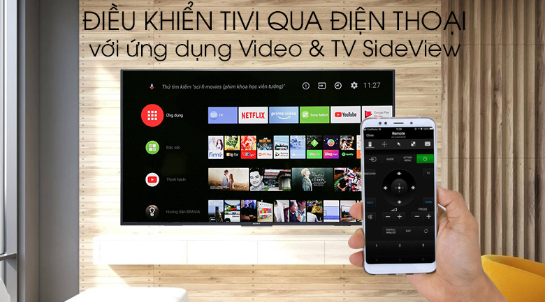Android Tivi Sony 4K 55 inch KD-55X7500F