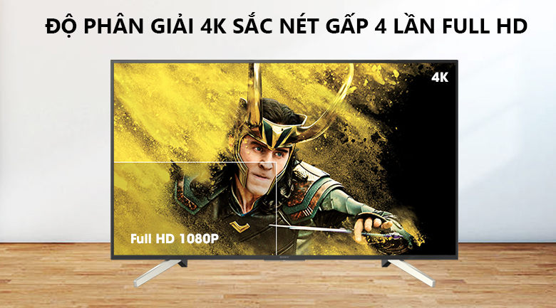 Android Tivi Sony 4K 55 inch KD-55X7500F