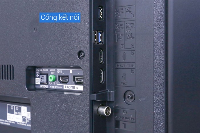 Android Tivi Sony 4K 55 inch KD-55X7500F Màu Đen