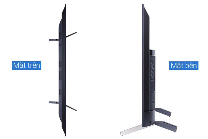 Android Tivi Sony 4K 55 inch KD-55X7500F Màu Đen