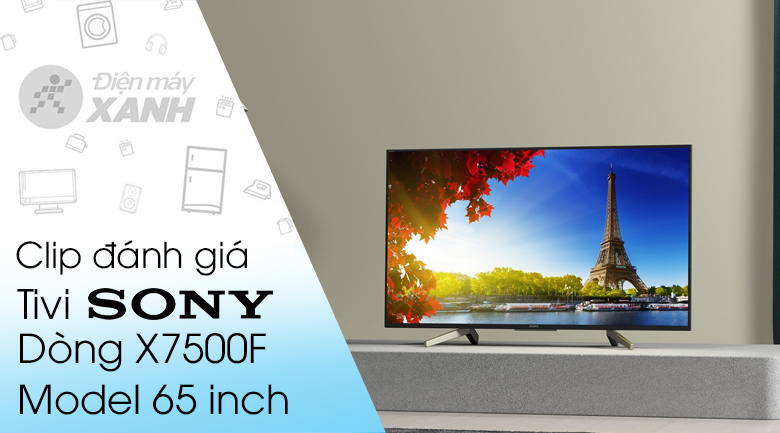 Android Tivi Sony 4K 65 inch KD-65X7500F
