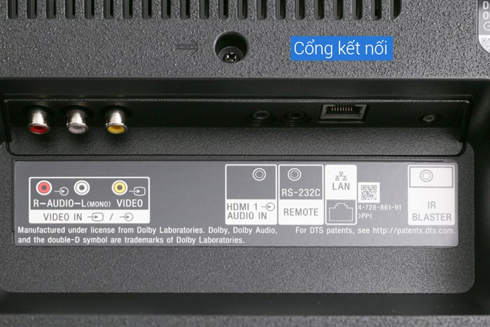 Android Tivi Sony 4K 65 inch KD-65X7500F Màu Đen