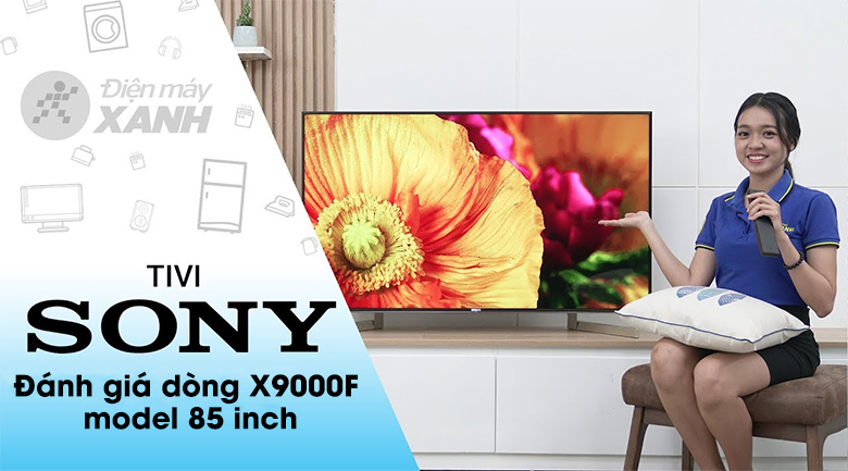 Android Tivi Sony 4K 85 inch KD-85X9000F - giá tốt, có trả góp