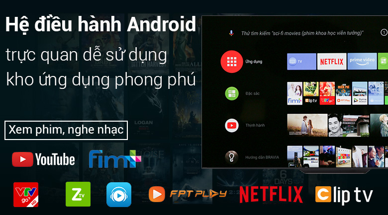 Android Tivi OLED Sony 4K 55 inch KD-55A8F