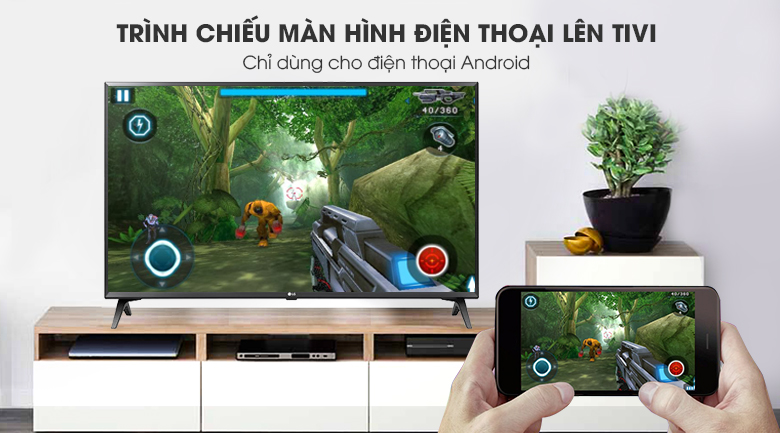 Chiếu màn hình điện thoại lên tivi Smart Tivi LG 49 inch 49LK5700PTA