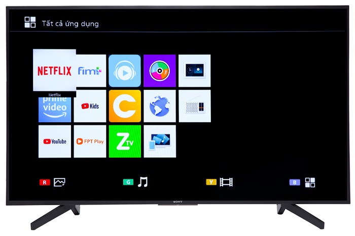 Smart Tivi Sony 4K 55 inch KD-55X7000F Màu Đen
