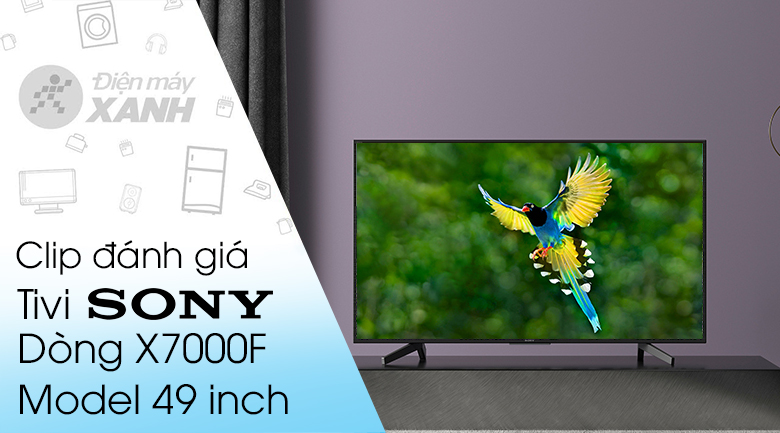 Smart Tivi Sony 4K 49 inch KD-49X7000F