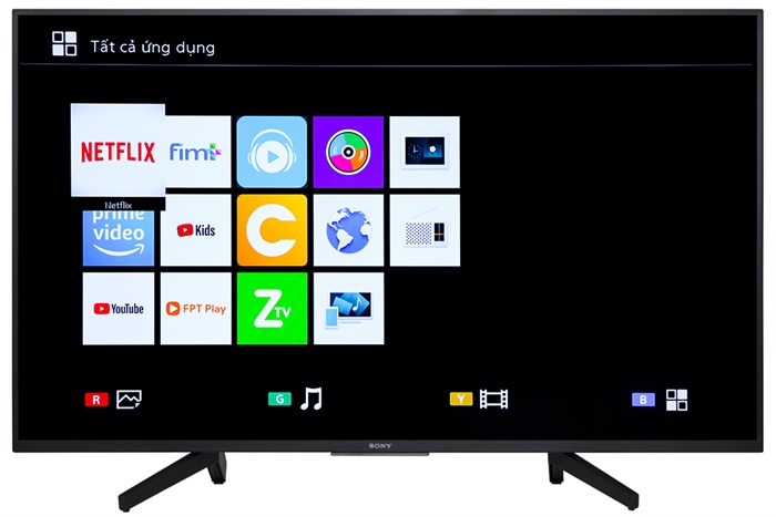 Smart Tivi Sony 4K 49 inch KD-49X7000F Màu Đen