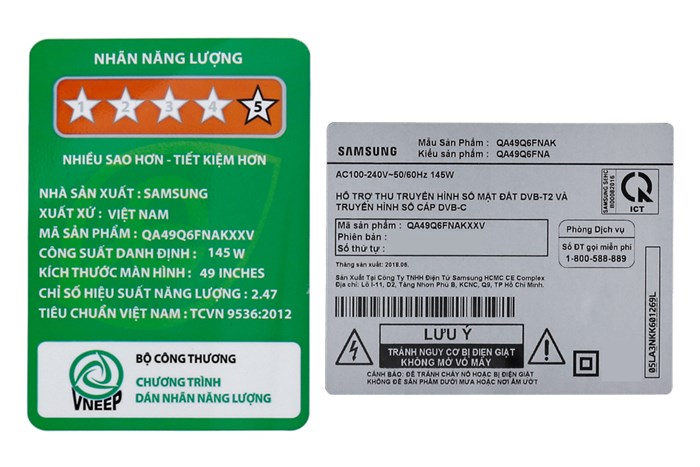 Smart Tivi QLED Samsung 4K 49 inch QA49Q6FN Màu Đen