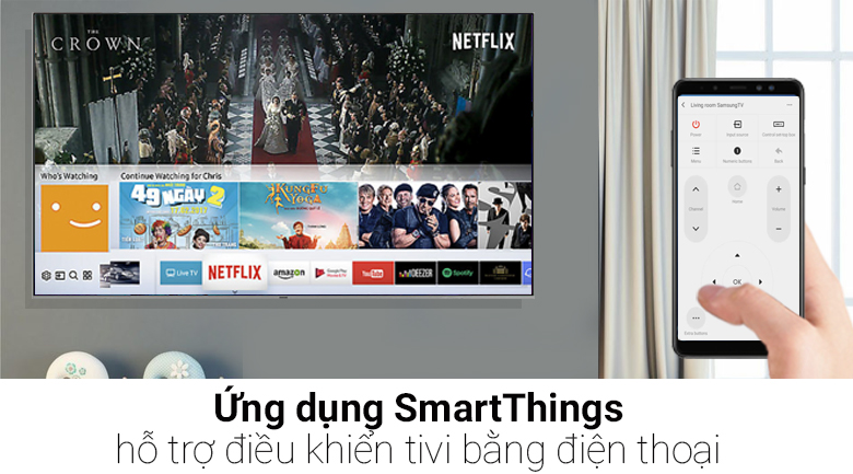 Smart Tivi QLED Samsung 4K 55 inch QA55Q6FN