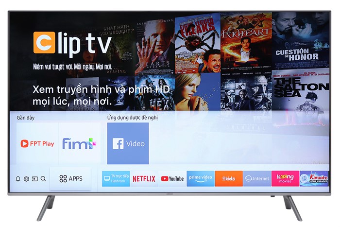 Smart Tivi QLED Samsung 4K 55 inch QA55Q6FN Màu Đen