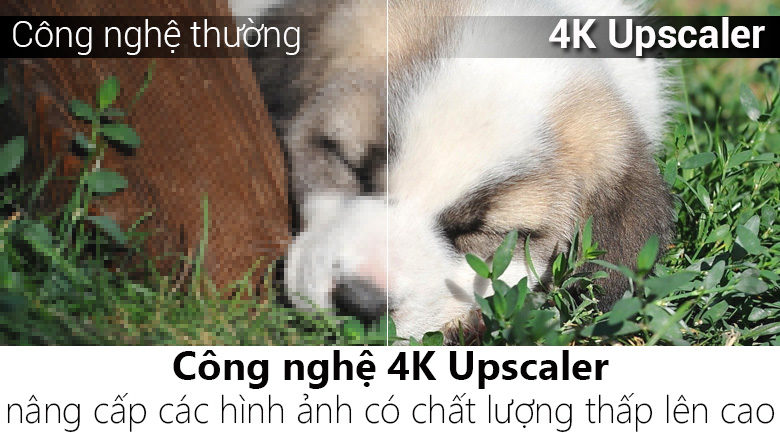 Công nghệ 4K Upscaler  trên Smart Tivi LG 4K 65 inch 65UK6340PTF