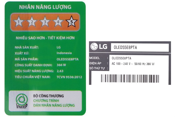 Smart Tivi OLED LG 4K 55 inch 55E8PTA