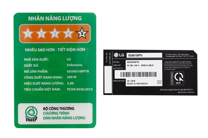 Smart Tivi LG 4K 65 inch 65UK6100PTA Màu Đen