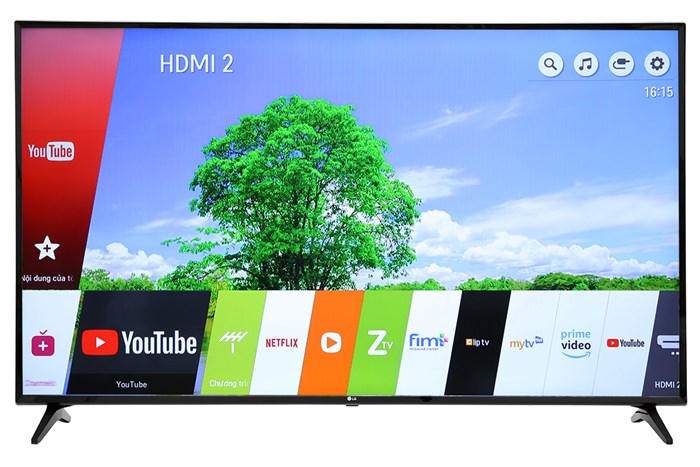 Smart Tivi LG 4K 65 inch 65UK6100PTA Màu Đen