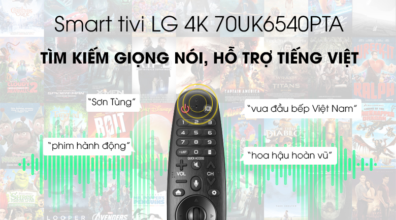 Smart Tivi LG 4K 70 inch 70UK6540PTA