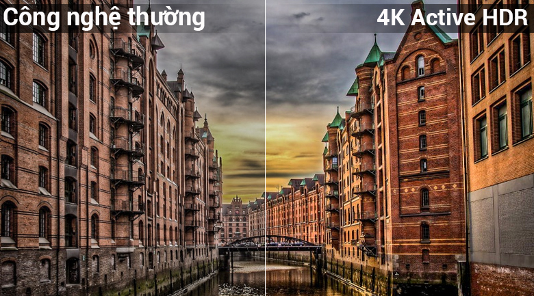 Công nghệ 4K Active HDR cho hình ảnh cực kì chi tiết