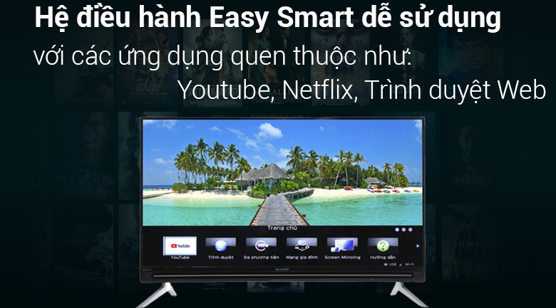 Smart Tivi Sharp HD 32 inch LC-32SA4500X