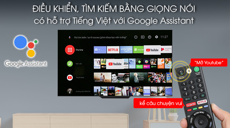 Android Tivi OLED Sony 4K 65 inch KD-65A8F