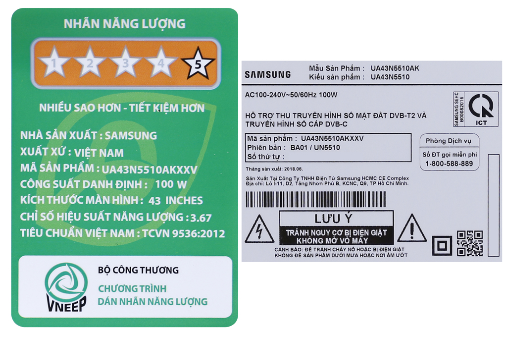 Smart Tivi Samsung 43 inch UA43N5510 Màu Trắng
