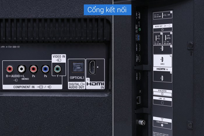 Android Tivi Sony 4K 60 inch KD-60X8300F Màu Đen