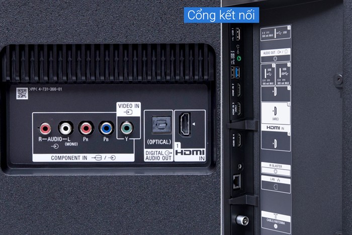 Android Tivi Sony 4K 70 inch KD-70X8300F Màu Đen