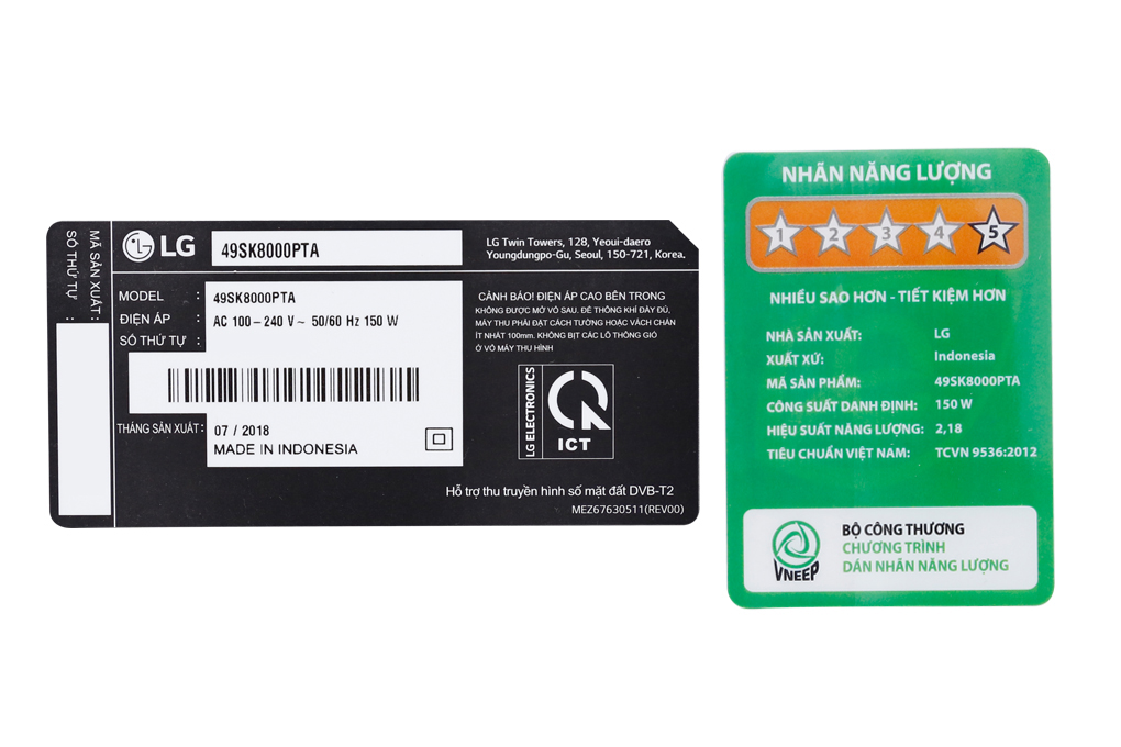 Smart Tivi NanoCell LG 4K 49 inch 49SK8000PTA