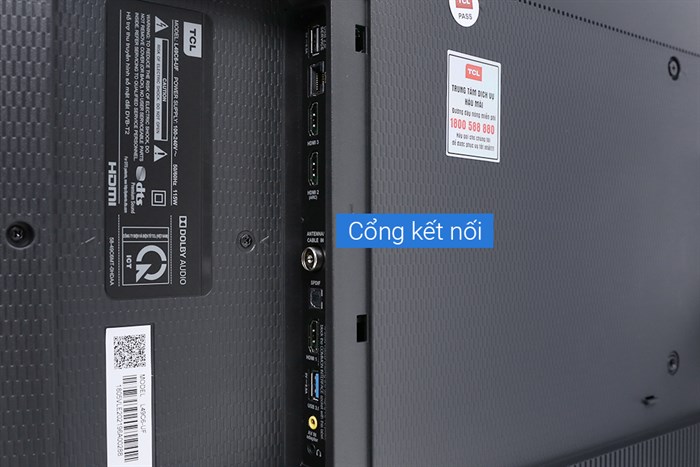 Android Tivi TCL 4K 49 inch L49C6-UF Màu Đen