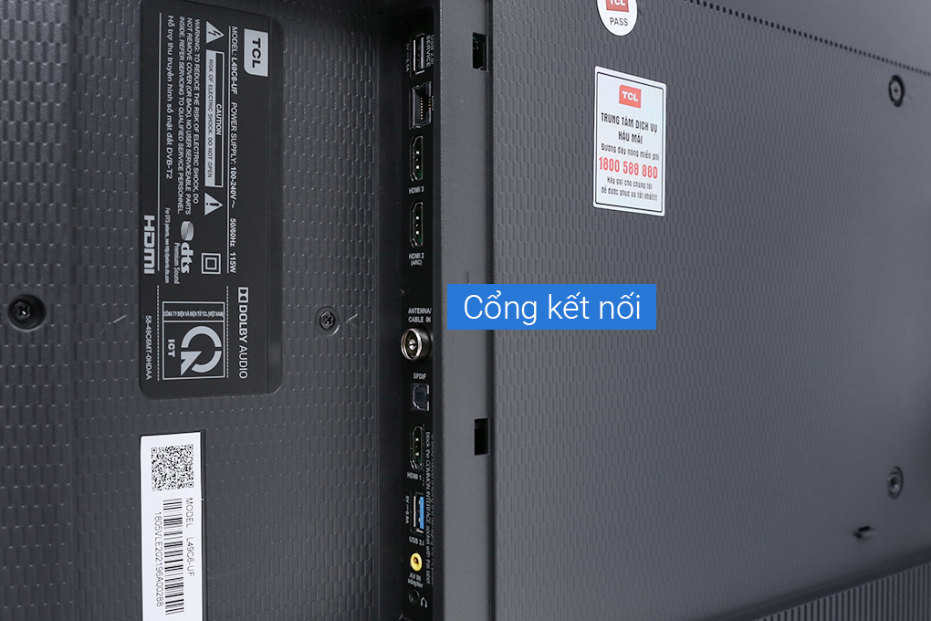 Android Tivi TCL 4K 49 inch L49C6-UF Màu Đen