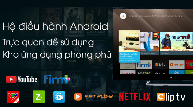 Android Tivi QLED TCL 55 inch L55X4