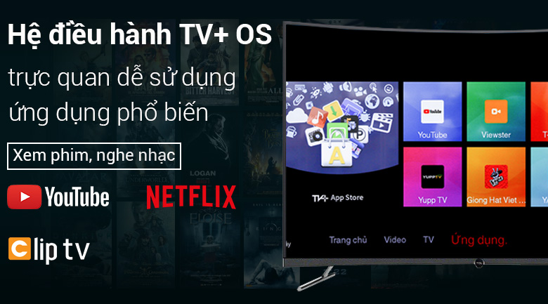 Smart Tivi Cong TCL 4K 55 inch L55P5-UC