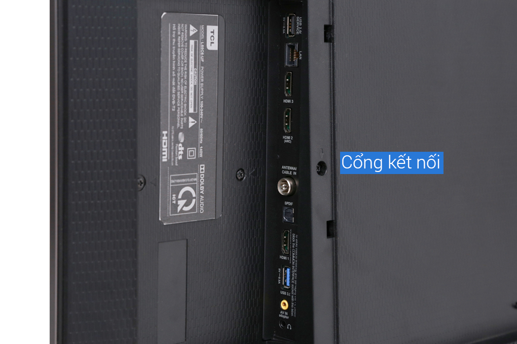 Android Tivi TCL 4K 55 inch L55C6-UF Màu Đen