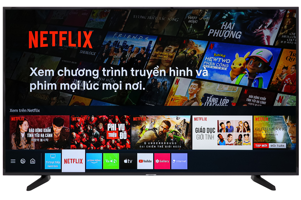 Smart Tivi Samsung 4K 55 inch UA55NU7090 Màu Đen