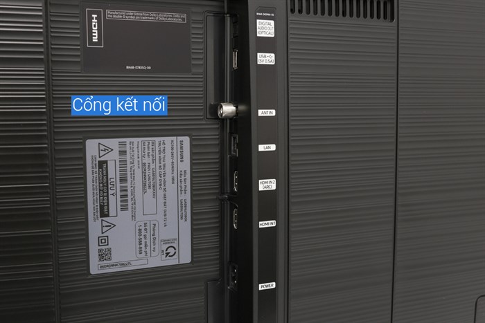 Smart Tivi Samsung 4K 55 inch UA55NU7090 Màu Đen