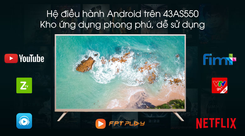 Hệ điều hành Android Tivi thân thiện