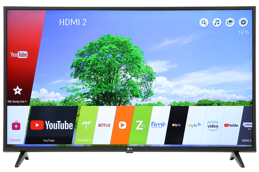 Smart Tivi LG 4K 43 inch 43UK6200PTA Màu Đen