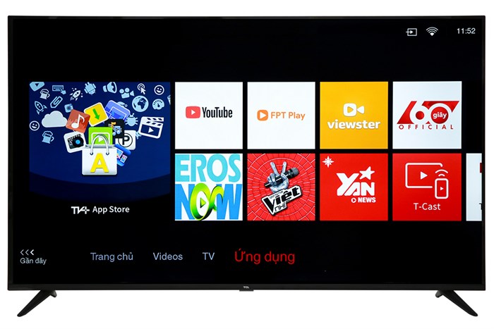 Smart Tivi TCL 4K 55 inch L55P65-UF Màu Đen