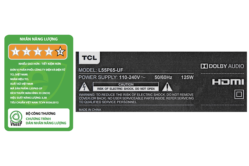 Smart Tivi TCL 4K 55 inch L55P65-UF - 8