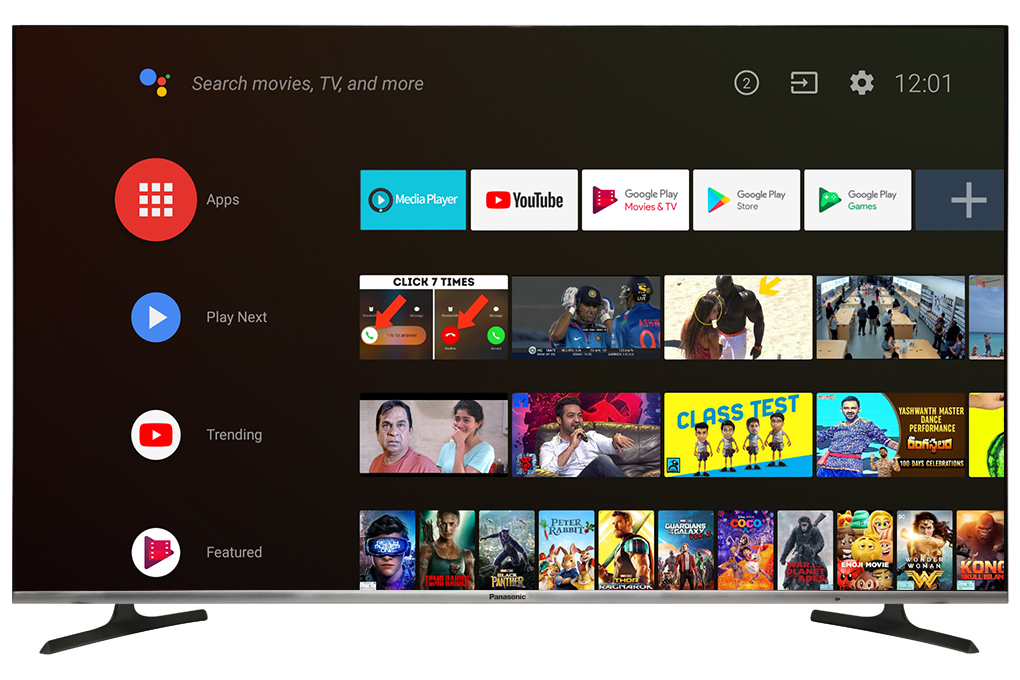 Android Tivi Panasonic 4K 49 inch 49FX650V Màu Đen