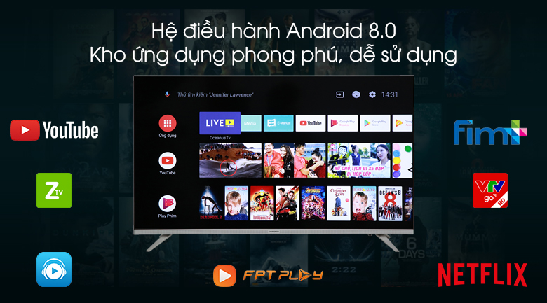 Android Tivi Skyworth 43 inch 43E6