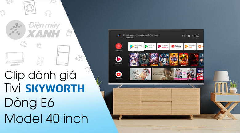 Android Tivi Skyworth 40 inch 40E6