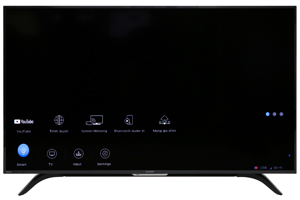 Smart Tivi Sharp 50 inch 2T-C50AE1X Màu Đen